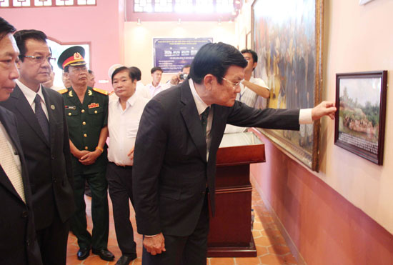 ប្រធានរដ្ឋវៀតណាមចូលរួមពិធីរំលឹកខួបលើកទី១៥០នៃទិវាមរណភាពរបស់វីរជនជាតិ Truong Dinh